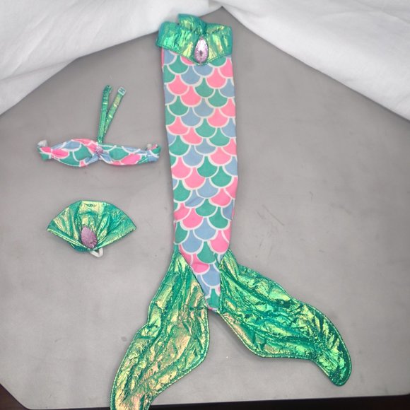Vintage Rare 1990 Tyco Disney the Little Mermaid Singing Ariel Doll Outfit ONLY - Picture 8 of 12